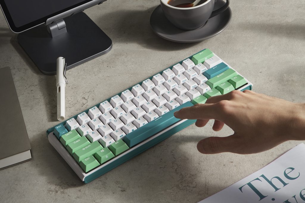 green gaming keyboard